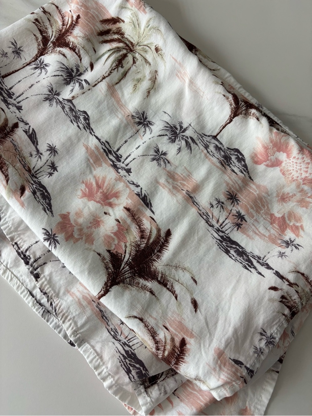 Surf Gypsy Tropical Print V-Neck Tunic Sz S - Picture 4 of 8